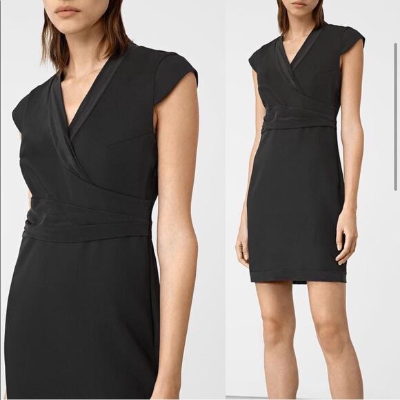 ALL SAINTS Codia LBD Bodycon Mini Dress - Picture 3 of 8